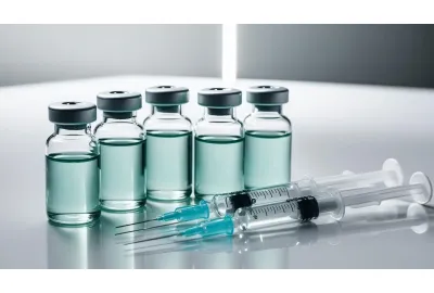 Image de seringues de vaccins 
